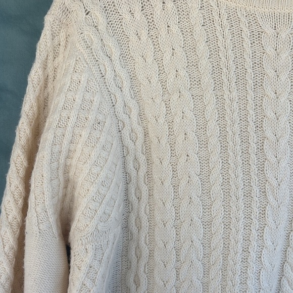 EUC Reiss Martha Jumper Sweater SZ XL Cable‎ Knit High Neck Wool Blend Pullover - Picture 3 of 7